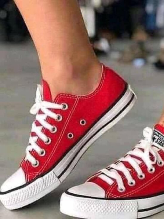 Shoes - Red Sneakers  NEW